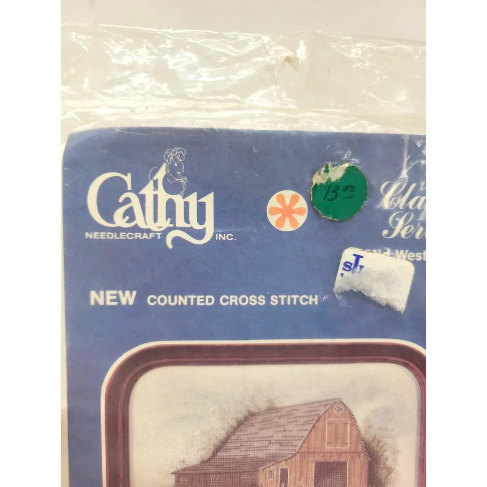 Cathy Needlecraft Inc Cross Stitch Classic Series Mid West Barn 4052-NEW Sealed